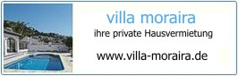 Villa Moraira - Villa zu vermieten ( Marina Alta, Costa Blanca, Spanien ) mit super Ausblick über Moraira und dem Mittelmeer